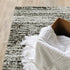 2' X 8' Gold And Slate Abstract Runner Rug